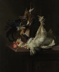 Stilleven met gevogelte